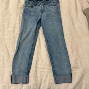 Liverpool cropped and cuffed jeans size 27